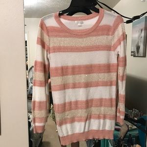 Sparkly stripped sweater